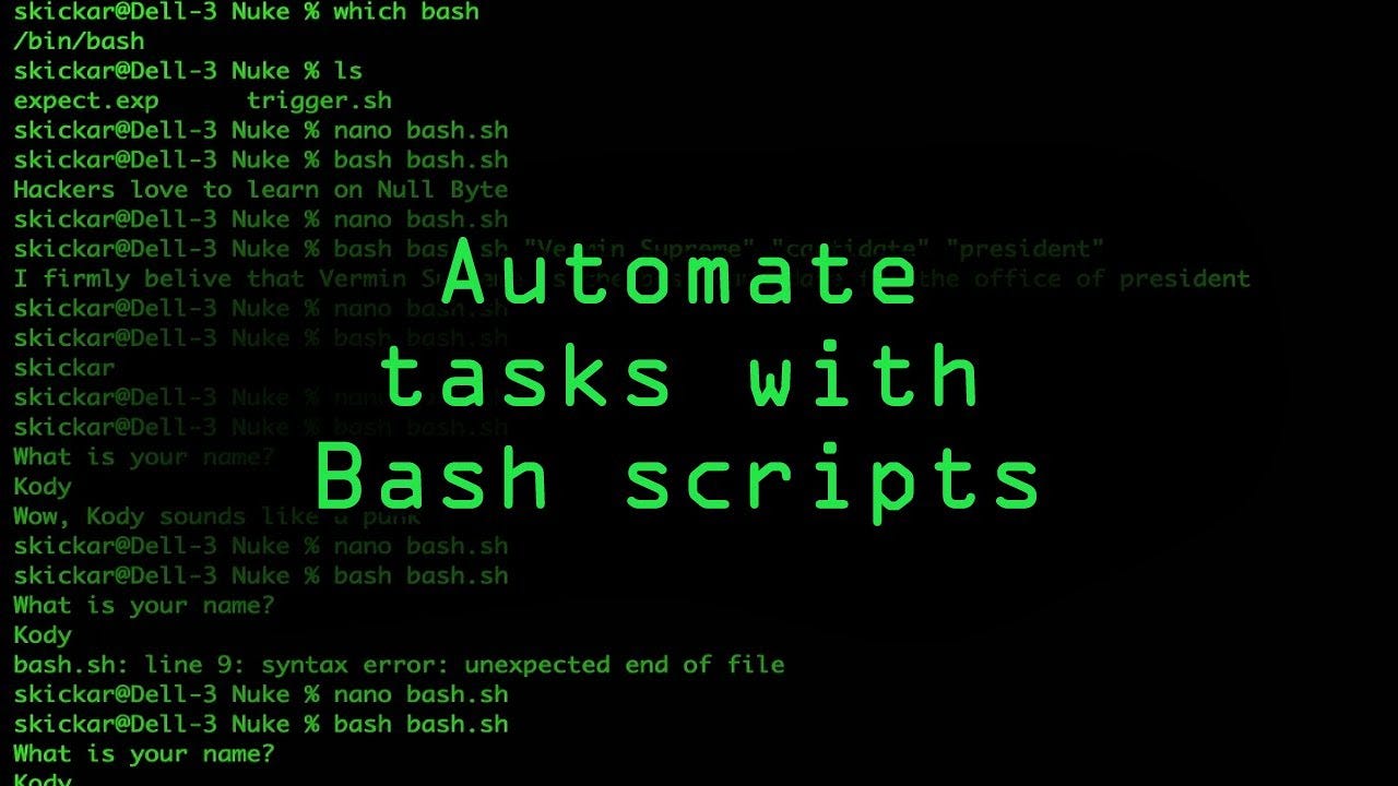 Bash Scripting & Automation